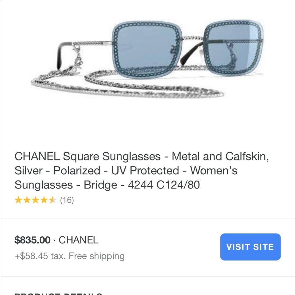 Stunning Authentic Chanel Sunglasses 🕶